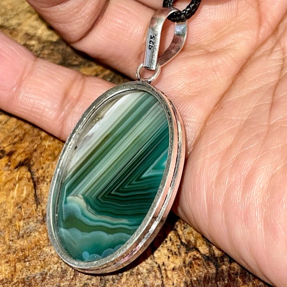 Botswana Agate Pendant 2” - Picture 2 of 7